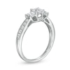 Thumbnail Image 2 of 1 CT. T.W. Princess-Cut Diamond Past Present Future® Engagement Ring in 10K White Gold