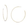 Thumbnail Image 1 of 1/3 CT. T.W. Diamond Hoop Earrings in 10K Gold