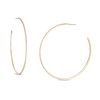 Thumbnail Image 0 of 1/3 CT. T.W. Diamond Hoop Earrings in 10K Gold