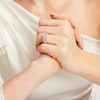 Thumbnail Image 2 of 1-1/2 CT. T.W. Diamond Past Present Future® Engagement Ring in 14K White Gold
