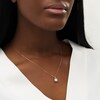 Thumbnail Image 2 of 1/4 CT. T.W. Diamond Frame Pendant in 10K Rose Gold
