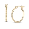 Thumbnail Image 1 of Wonder Woman™ Collection 20.0mm Lasso Hoop Earrings in 10K Gold