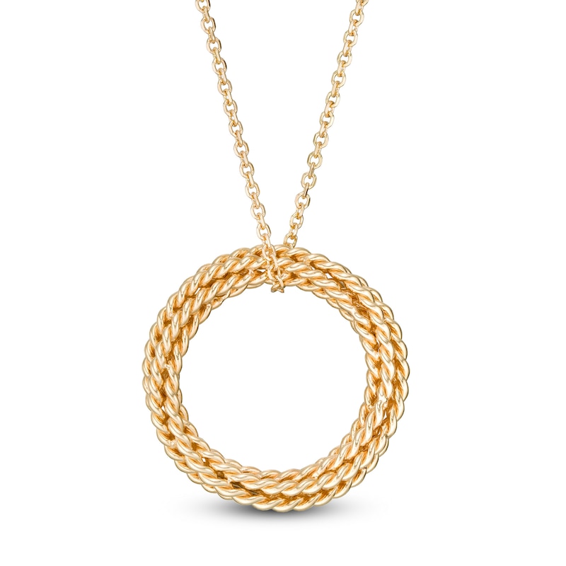 Main Image 1 of Wonder Woman™ Collection Lasso of Truth Pendant in 10K Gold - 19"