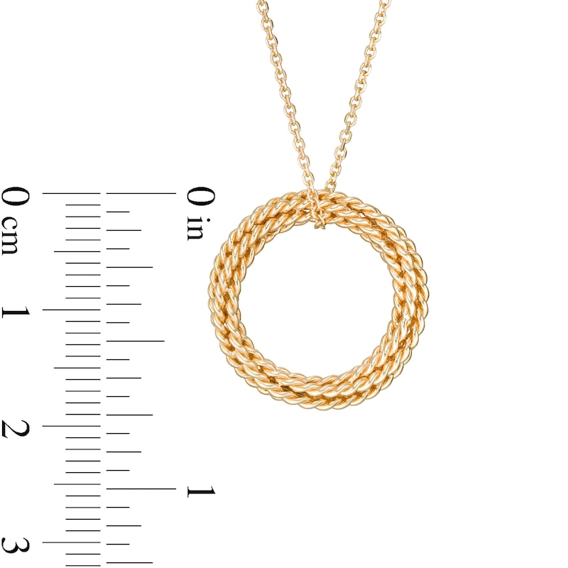 Main Image 4 of Wonder Woman™ Collection Lasso of Truth Pendant in 10K Gold - 19"