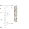 1 CT. T.W. Diamond U-Hoop Earrings in 10K Gold