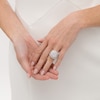 Thumbnail Image 2 of 6 CT. T.W. Multi-Diamond Swirl Multi-Row Engagement Ring in 14K White Gold