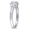 Thumbnail Image 1 of 3/4 CT. T.W. Princess-Cut Diamond Frame Collar Engagement Ring in 10K White Gold