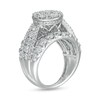 Thumbnail Image 3 of 4 CT. T.W. Composite Diamond Multi-Row Engagement Ring in 14K White Gold
