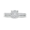 Thumbnail Image 4 of 1/2 CT. T.W. Composite Diamond Bridal Set in 10K White Gold