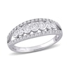 Thumbnail Image 0 of 1/2 CT. T.W. Diamond Seven Stone Split Shank Anniversary Ring in 10K White Gold