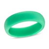 Thumbnail Image 1 of 6.0mm Comfort-Fit Wedding Band in Green Silicone