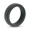 Thumbnail Image 2 of Men's 7.0mm Stepped Edge Comfort-Fit Wedding Band in Grey Silicone