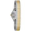 Thumbnail Image 3 of Ladies' Caravelle by Bulova Two-Tone Expansion Watch with Black Dial (Model: 45L185)