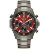 Thumbnail Image 1 of Men's Bulova Marine Star Grey IP Chronograph Watch with Red Dial (Model: 98B350)