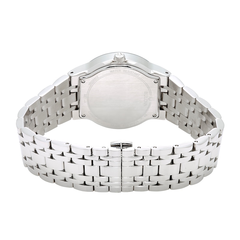 Main Image 2 of Men's Bulova Diamond Accent Watch with Blue Dial (Model: 96D144)
