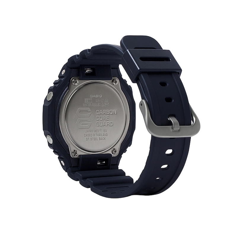 Main Image 3 of Men's Casio G-Shock Classic Black Resin Strap Watch with Black Dial (Model: GA2100-1A1)