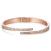 Thumbnail Image 4 of JBW Mondrian 1/6 CT. T.W. Diamond And Crystal Accent 18K Rose Gold Plate Watch and Bangle Set (Model: J6303-SetC)