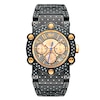 Thumbnail Image 1 of Men's JBW Phantom 2 CT. T.W. Diamond and Crystal Accent Black IP and 18K GP Chronograph Watch (Model: JB-6215-200-A)