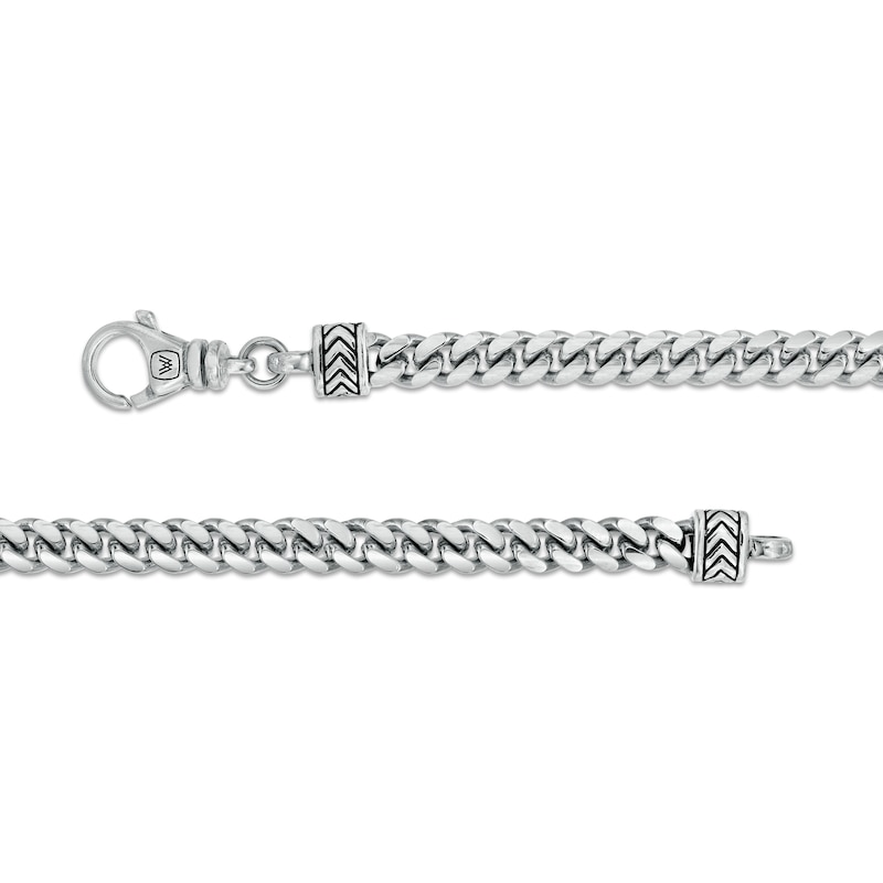 Main Image 3 of Vera Wang Men 6.2mm Cuban Link Chain Bracelet in Solid Sterling Silver  - 8.5"