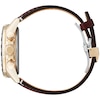 Thumbnail Image 2 of Men's Citizen Eco-Drive® PCAT Rose-Tone Chronograph Strap Watch with Green Dial (Model: CB5919-00X)