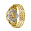 Thumbnail Image 3 of Men's Bulova Sutton Automatic Gold-Tone Watch with Gold-Tone Skeleton Dial (Model: 97A162)