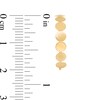 20.0mm Disc Tube Hoop Earrings in 10K Gold