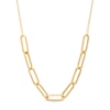 Thumbnail Image 0 of Paper Clip Link Necklace in 14K Gold