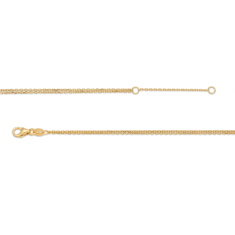 Main Image 2 of Paper Clip Link Necklace in 14K Gold