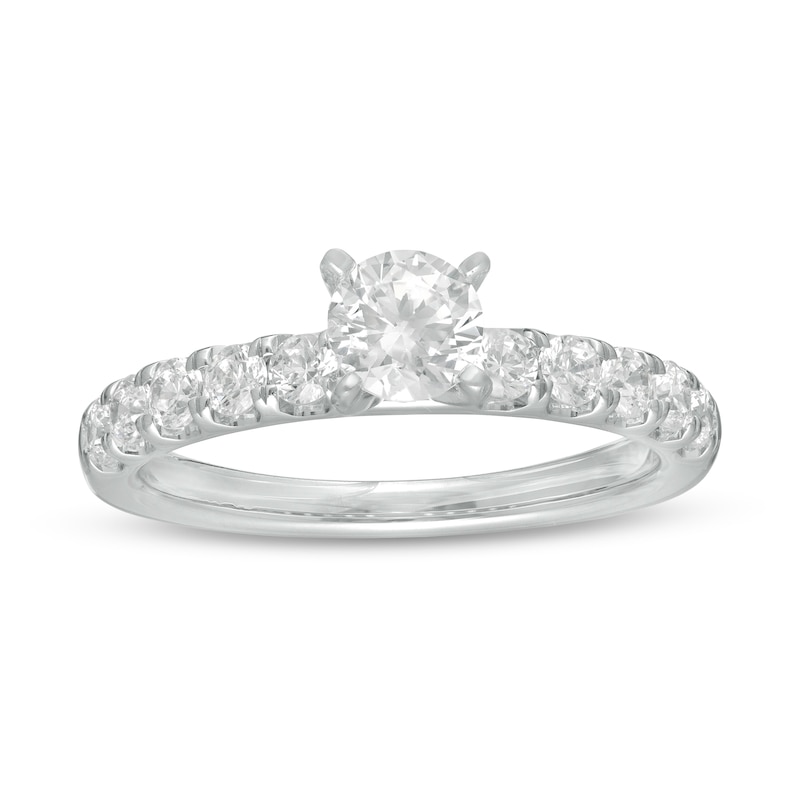 Main Image 1 of 1 CT. T.W. Diamond Engagement Ring in 10K White Gold