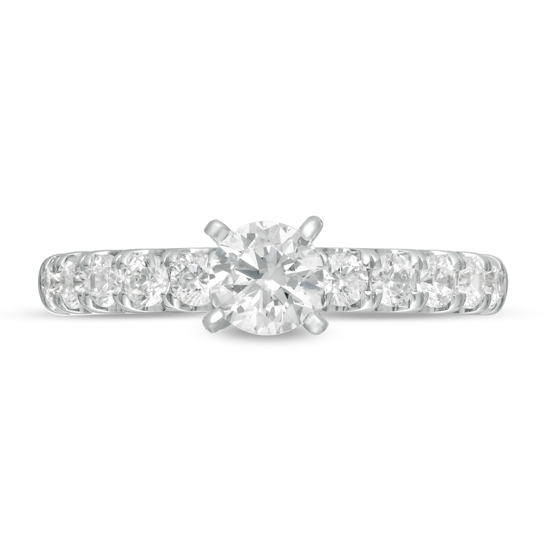 Main Image 4 of 1 CT. T.W. Diamond Engagement Ring in 10K White Gold