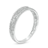 Thumbnail Image 3 of 1/15 CT. T.W. Diamond Vintage-Style Braid Band in 10K White Gold