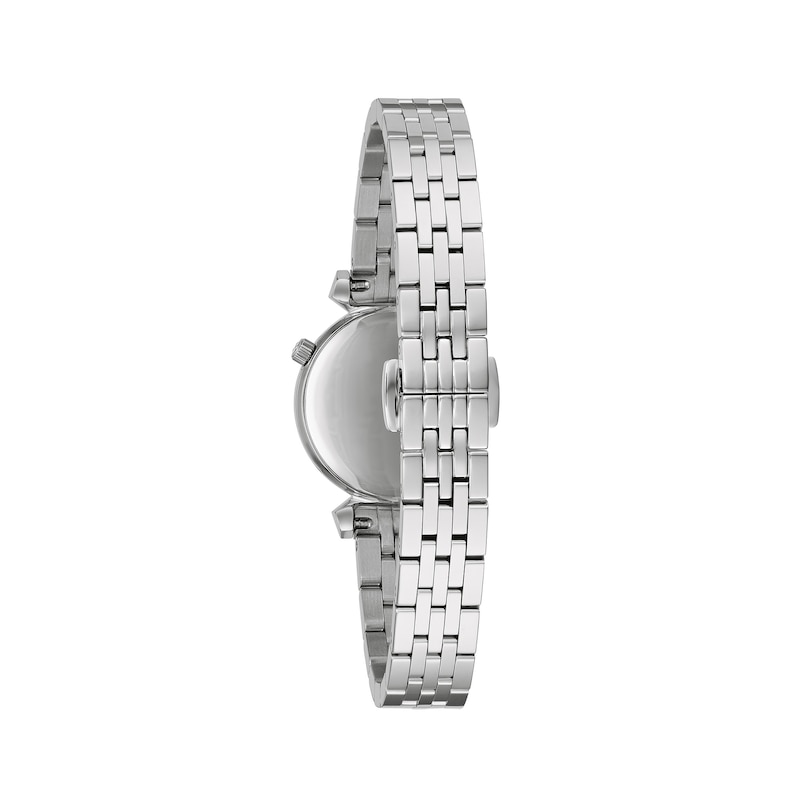 Main Image 3 of Ladies' Bulova Regatta Diamond Accent Watch with Black Mother-of-Pearl Dial (Model: 96P221)