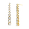 Thumbnail Image 0 of Marilyn Monroe™ Collection 3/4 CT. T.W. Journey Diamond Drop Earrings in 10K Gold