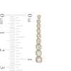 Marilyn Monroe™ Collection 3/4 CT. T.W. Journey Diamond Drop Earrings in 10K Gold