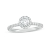Thumbnail Image 0 of 3/4 CT. T.W. Certified Lab-Created Diamond Frame Engagement Ring in 14K White Gold (F/VS2)