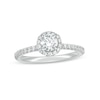 Thumbnail Image 1 of 3/4 CT. T.W. Certified Lab-Grown Diamond Frame Engagement Ring in 14K White Gold (F/VS2)