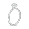 Thumbnail Image 3 of 3/4 CT. T.W. Certified Lab-Grown Diamond Frame Engagement Ring in 14K White Gold (F/VS2)