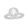 Thumbnail Image 0 of 2-1/4 CT. T.W. Certified Lab-Created Diamond Frame Engagement Ring in 14K White Gold (F/VS2)