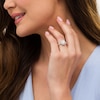 Thumbnail Image 2 of 2-1/4 CT. T.W. Certified Lab-Grown Diamond Frame Engagement Ring in 14K White Gold (F/VS2)