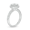 Thumbnail Image 2 of 2-1/4 CT. T.W. Certified Lab-Created Diamond Frame Engagement Ring in 14K White Gold (F/VS2)