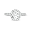 Thumbnail Image 4 of 2-1/4 CT. T.W. Certified Lab-Grown Diamond Frame Engagement Ring in 14K White Gold (F/VS2)