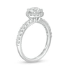 Thumbnail Image 2 of 1-1/2 CT. T.W. Certified Lab-Created Diamond Frame Engagement Ring in 14K White Gold (F/VS2)