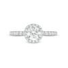 Thumbnail Image 4 of 1-1/2 CT. T.W. Certified Lab-Grown Diamond Frame Engagement Ring in 14K White Gold (F/VS2)