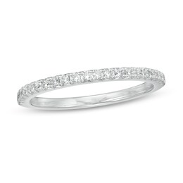 1/4 CT. T.W. Certified Lab-Created Diamond Band in 14K White Gold (F/VS2)