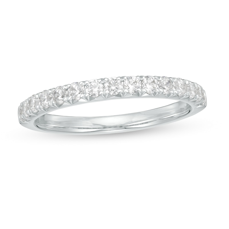 Main Image 1 of 1/2 CT. T.W. Certified Lab-Grown Diamond Band in 14K White Gold (F/VS2)