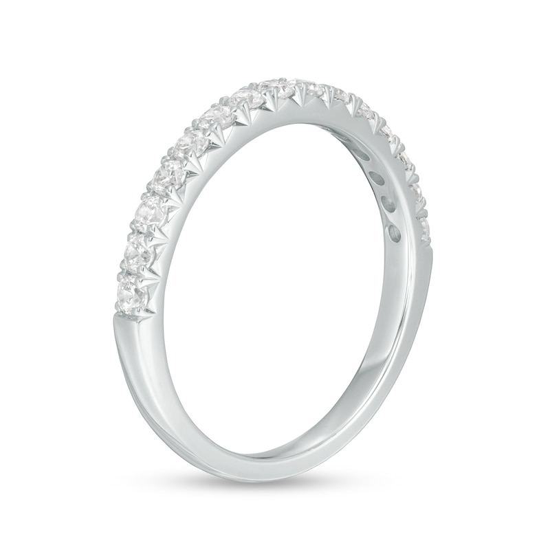 Main Image 3 of 1/2 CT. T.W. Certified Lab-Grown Diamond Band in 14K White Gold (F/VS2)