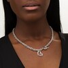 Thumbnail Image 2 of The Kindred Heart from Vera Wang Love Collection 1/10 CT. T.W. Diamond Toggle Necklace in Sterling Silver - 17"