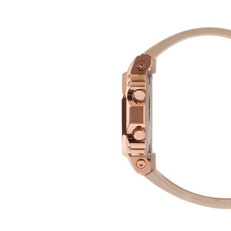 Main Image 2 of Ladies' Casio G-Shock S-Series Rose-Tone Strap Watch with Octagonal Champagne Dial (Model: GMS5600PG-4)