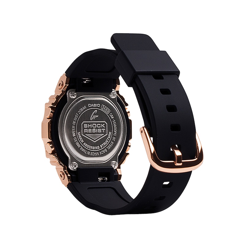 Main Image 3 of Ladies' Casio G-Shock S-Series Rose-Tone Strap Watch with Black Dial (Model: GMS5600PG-1)
