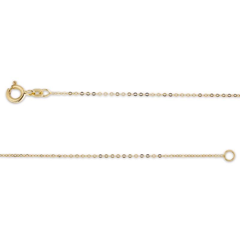 Main Image 3 of Made in Italy "LOVE" Letters Station Necklace in 14K Gold